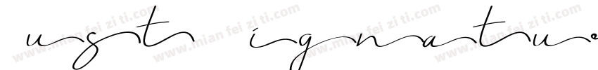 Just Signature92字体转换